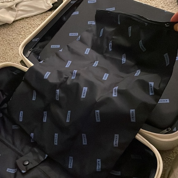 Away Bags Limited Edition Away Travel Luggage Pearlized White Y2k